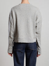 Irene Crewneck in Distressed Heather Grey