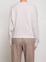 Irene Crewneck in French Terry - Fog