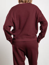Irene Crewneck in French Terry - Marsala