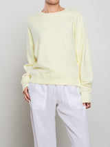Irene Crewneck in French Terry - Zest