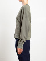 Irene Crewneck in French Terry - Artichoke