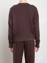 Irene Crewneck in French Terry - Bittersweet