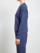 Irene Crewneck in French Terry - Blueberry