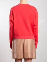 Irene Crewneck in French Terry - Poppy