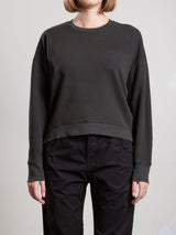 Irene Crewneck in French Terry - Vintage Black