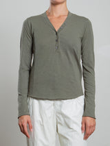 Ari Tee in Supima Slub - Artichoke