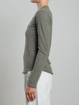 Ari Tee in Supima Slub - Artichoke