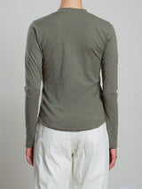 Ari Tee in Supima Slub - Artichoke