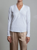 Ari Tee in Supima Slub - White