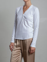 Ari Tee in Supima Slub - White