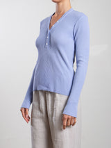 Ari Tee in Thermal - Cornflower