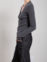 Ari Tee in Thermal - Vintage Black
