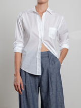 Layla Shirt in Spanish Voile - White