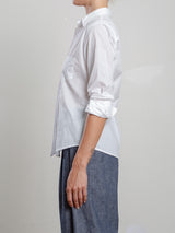 Layla Shirt in Spanish Voile - White