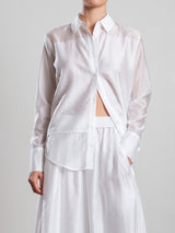 Clara Shirt in Gossamer - White