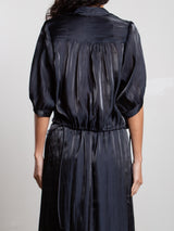 Chloe Shirt in Lustre - Graphite