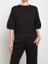 Josie Sweatshirt in French Terry - Black