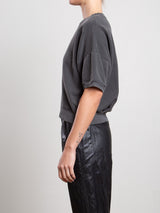Josie Sweatshirt in French Terry - Vintage Black