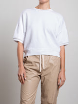 Josie Sweatshirt in French Terry - White