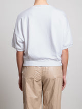 Josie Sweatshirt in French Terry - White