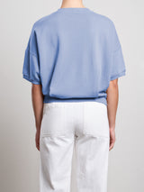 Josie Sweatshirt in French Terry - Blue Jay