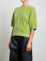 Josie Sweatshirt in French Terry - Lime