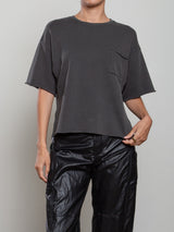 Harris Sweatshirt in French Terry - Vintage Black