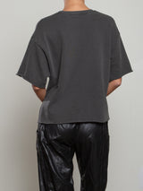 Harris Sweatshirt in French Terry - Vintage Black