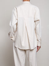 Marvin Shirt in Linen Twill - Bone