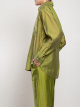 Marvin Shirt in Gossamer - Lime