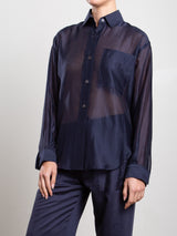 Marvin Shirt in Gossamer - Navy