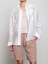 Marvin Shirt in Gossamer - White