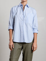 Marvin Shirt in Marbella Poplin - Sky