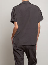 Rowe Shirt in Paperweight Cotton - Vintage Black