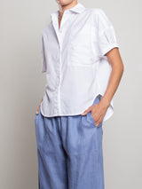 Rowe Shirt in Paperweight Cotton - White
