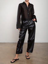 Monty Shirt in Gossamer - Black