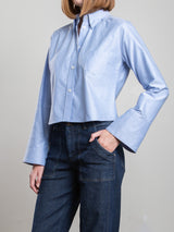 Monty Shirt in Spanish Oxford - Banker Blue