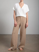 Hepburn Pant in Canyon Twill - Teak