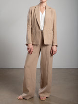 Hepburn Pant in Canyon Twill - Teak