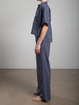 Hepburn Pant in Marina Stripe