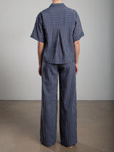 Hepburn Pant in Marina Stripe