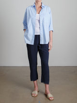 Erika Drop Pant in Linen - Night