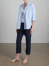 Erika Drop Pant in Linen - Night