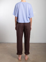 Claire Pant in Cotton Twill - Bittersweet