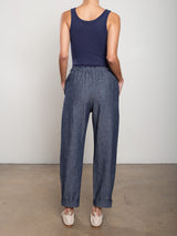 Claire Pant in Linen Twill - Night