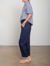 Claire Pant in Paperweight Cotton - Midnight