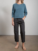 Claire Pant in Stretch Twill - Lava