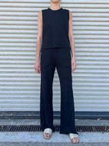 Asher Pant in French Terry - Black