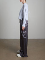 Mason Cargo Pant in Vintage Satin - Graphite *Final Sale*