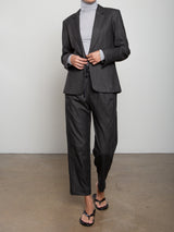 Andy Pant in Cambridge Flannel - Charcoal